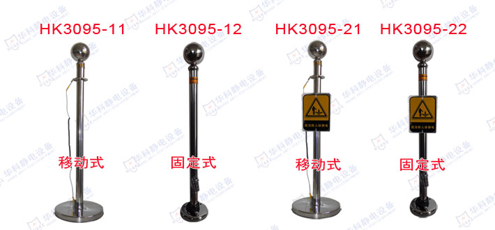 不锈钢人体静电释放器(图1)