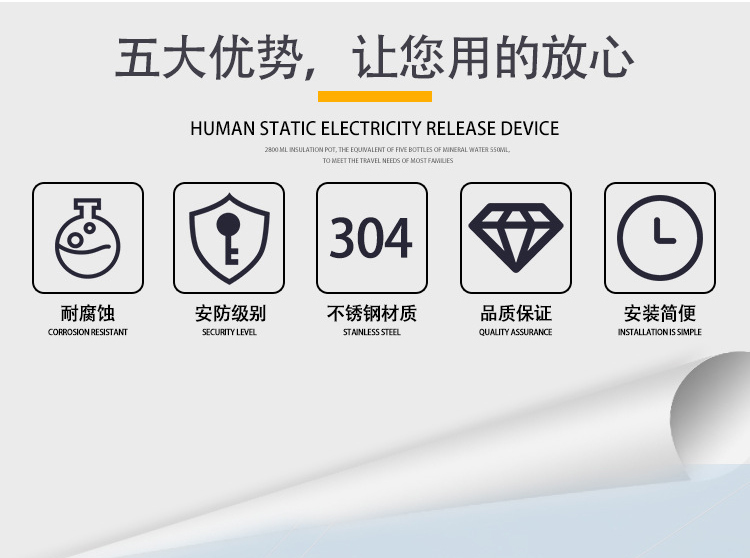 人体静电释放器
