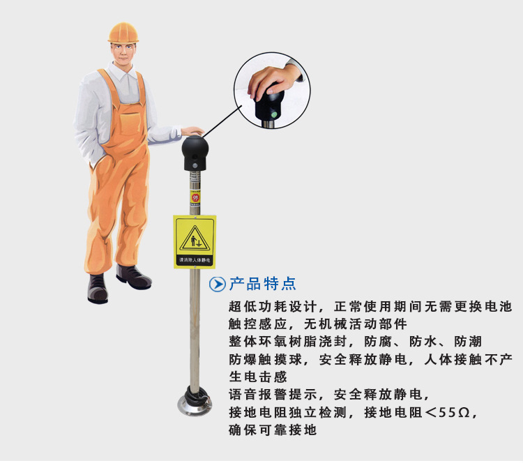 人体静电释放器